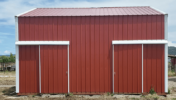 Red Livestock/Horse Barn